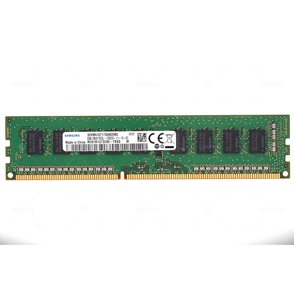 M391B1G73EB0-YK0Q  SAMSUNG MEMORY 8GB 2RX8 PC3L 12800 DDR3 1600