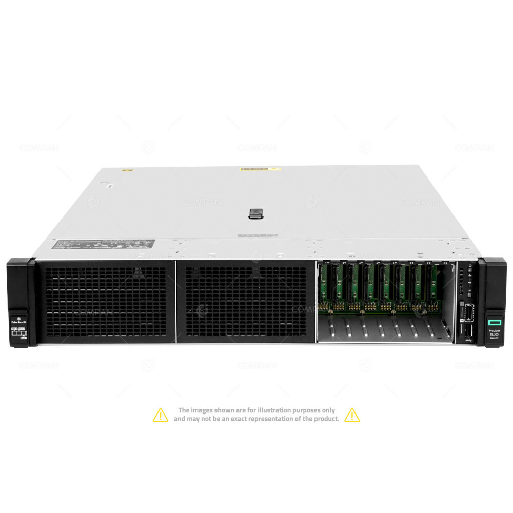 HPE Proliant DL385 G10 8SFF 2x EPYC 7451 256GB RAM Rails