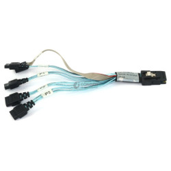 CBL-0119L-02 / SUPERMICRO CABLE IPASS TO 4 SATA PB FREE 0.13M