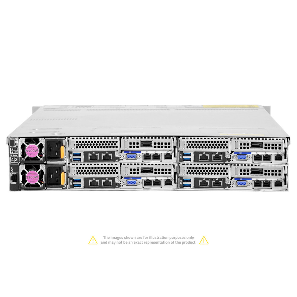 GIGABYTE HDS H262-Z63 8x AMD EPYC 7402 512GB RAM 4 x 1.6TB U.2 NVME RAILS