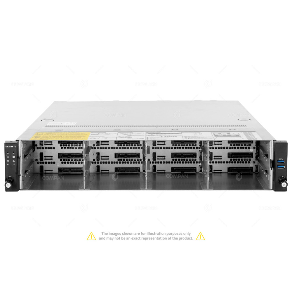 Gigabyte R282-Z93 12LFF 2SFF 2x EPYC 7402 256GB RAM