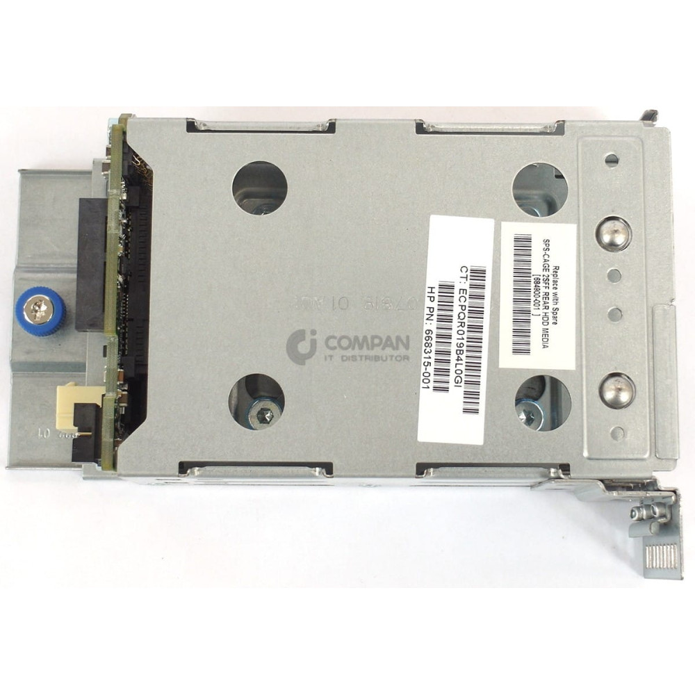 684900-001 HP 2-BAY SFF REAR HDD CAGE WITH BACKPLANE