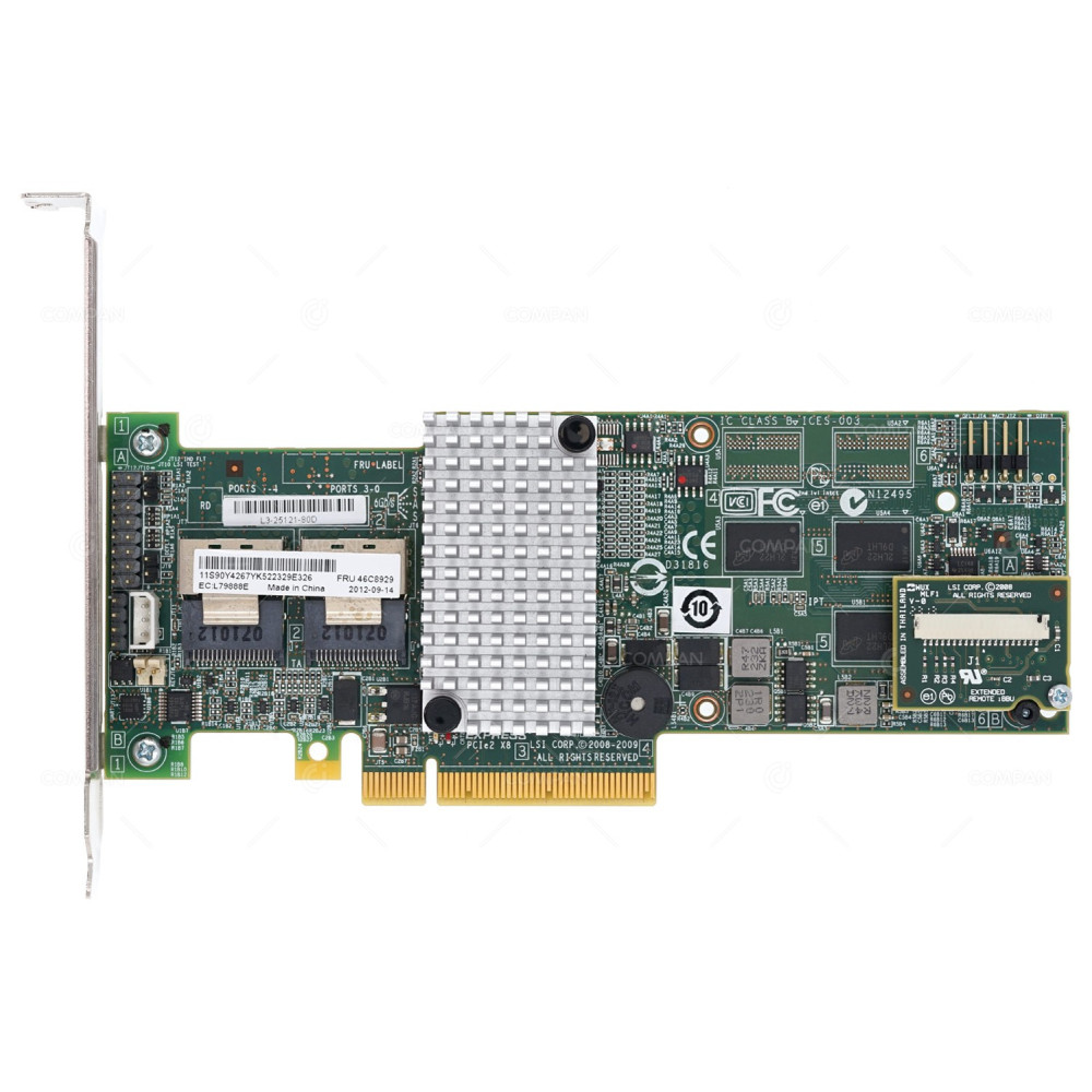 46C8929 IBM SERVERAID M5014 SAS RAID CONTROLLER FOR X3650 M3 - L3-25121-80D, M5014