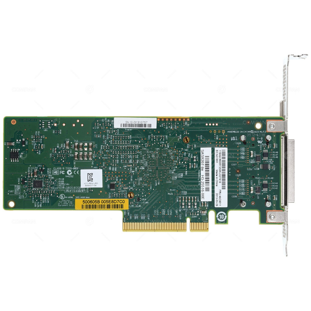 46C9011 IBM N2125 SAS SATA PCI-E 6G CONTROLLER - H3-25516-00E, SAS9207-8E