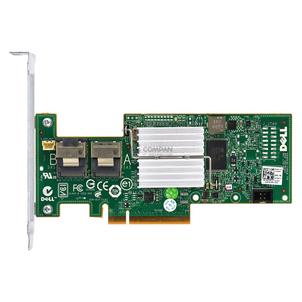 47MCV DELL PERC H200 SAS 6GB RAID CONTROLLER ADAPTER - 047MCV