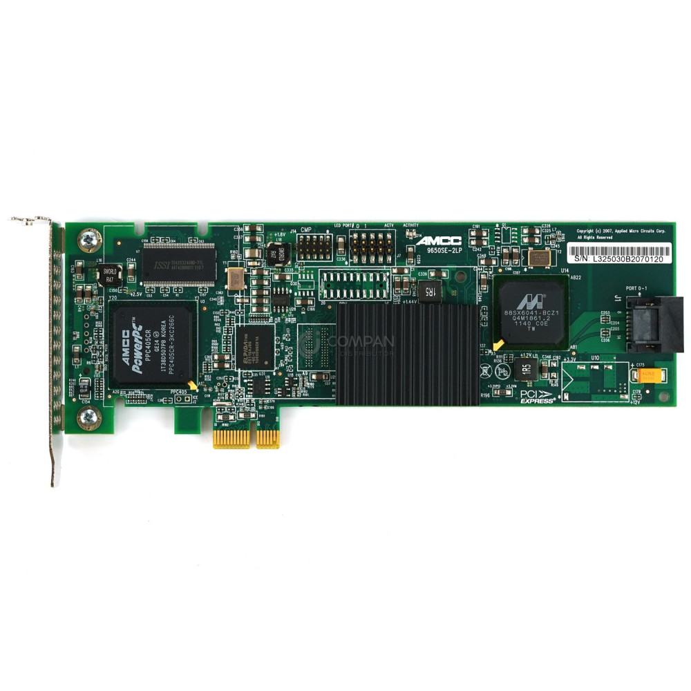 700-3250-23B 3WARE 9650SE DUAL PORT SATA II RAID CONTROLLER PCI-E