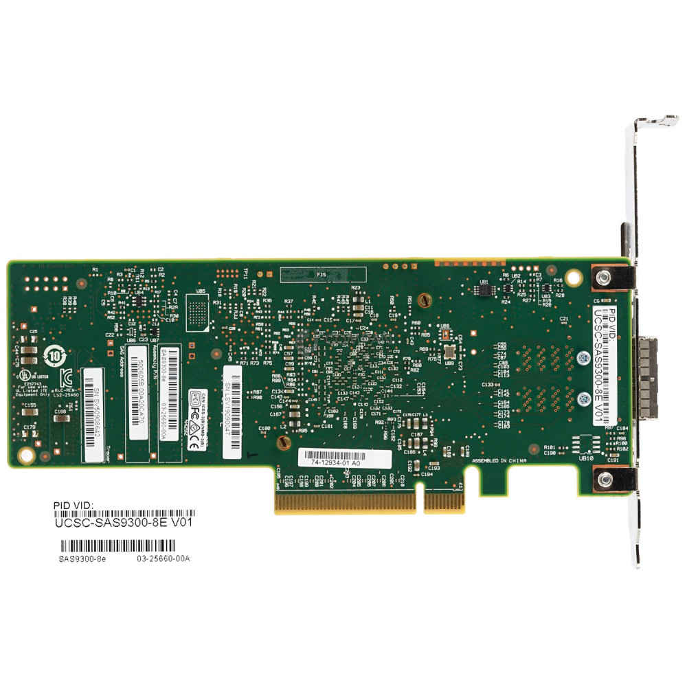 UCSC-SAS9300-8E CISCO LSI SAS 9300-12G SAS HBA RAID CONTROLLER FOR C220/C240