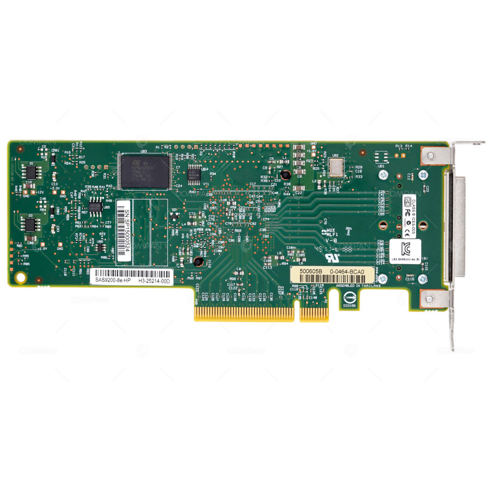 617824-001 LP HP SCO8GE 6G 2X4 PORT PCI-E 2.0 SAS HBA LOW PROFILE - 615242-001, H3-25214-00D