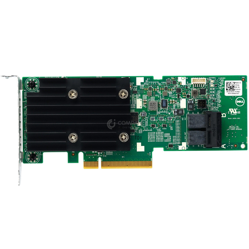 3JH35 LP DELL PERC H740P 8GB PCI-E RAID CONTROLLER G14 LOW PROFILE