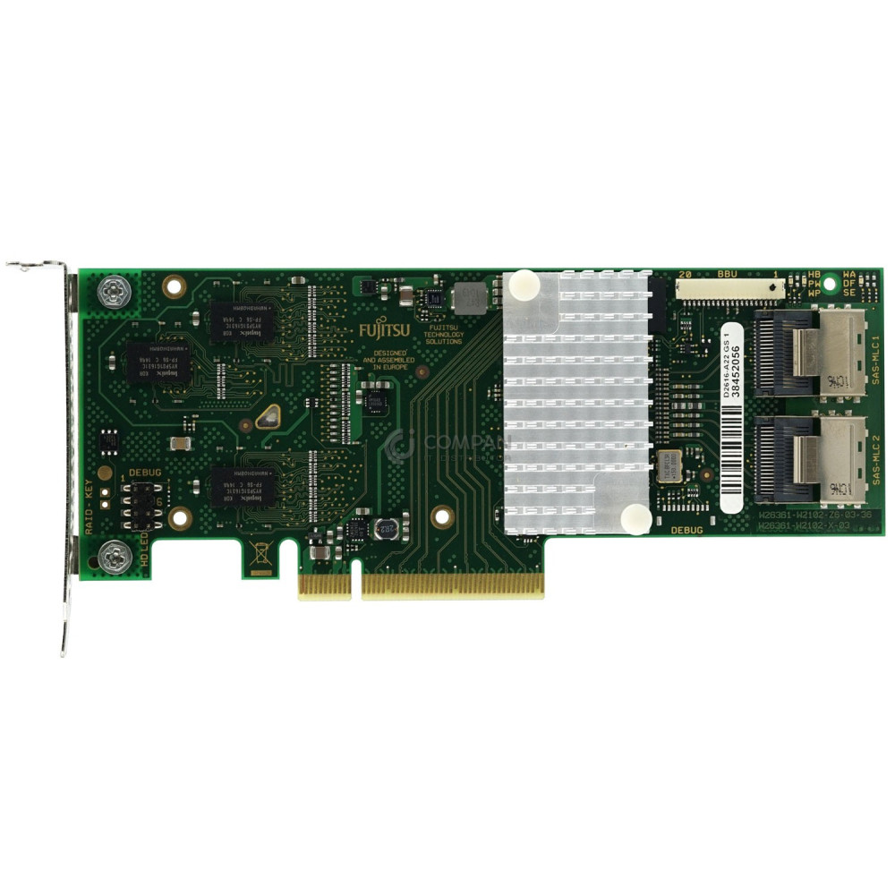D2616-A22 LP FUJITSU PRIMERGY 8-PORT SAS RAID CONTROLLER 6GB 512MB - D2616-A22 LP