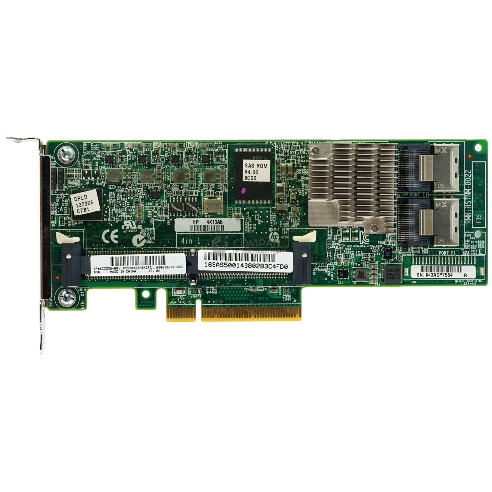 633538-001 LP HP SMART ARRAY P420 8-CH DUAL PORTS 6GB SAS CONTROLLER LOW PROFILE - 610670-003, 631670-B21