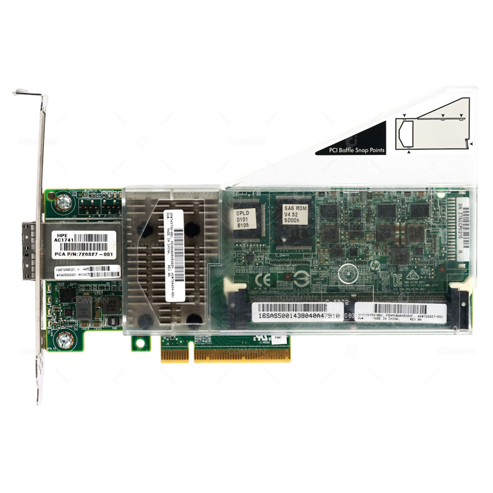 726825-B21 HP SMART ARRAY P441 4GB FBWC 12GB DUAL PORT SAS CONTROLLER