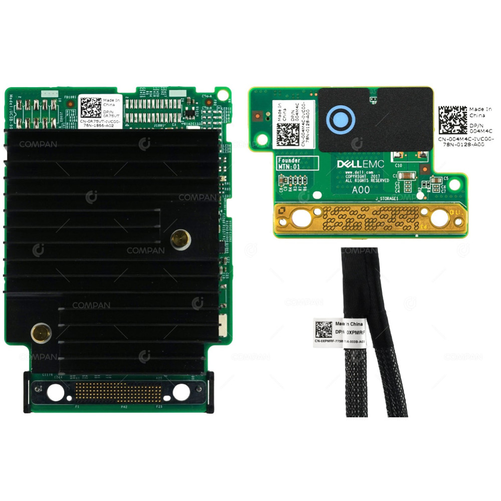 R75VT-KIT DELL PERC H330 12G SAS/SATA MINI MONO RAID CONTROLLER WITH CABLE FOR  POWEREDGE R430 R530 R630 R640 R730  R730XD  R740  R6415 R7415 0R75VT-KIT, 04M4C-KIT, XPMRF-KIT