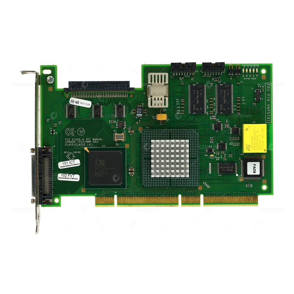 06P5741 IBM SERVERAID 32MB 4LX ULTRA 160 SCSI 64 BIT PCI-X CONTROLLER 24P2591, P170-0002M