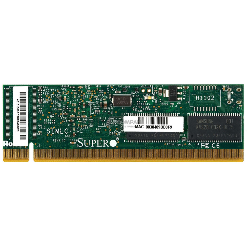 SIMLC SUPERMICRO PCI-EX16 IPMI 2.0 ADD-ON CARD FOR MOBO X8DAI X8DA3 KIRA100