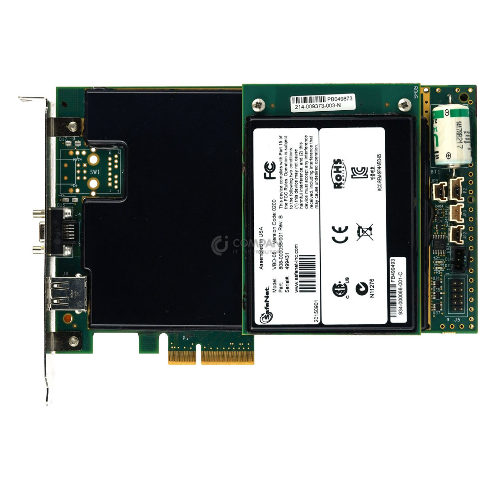808-000058-001 SAFENET HARDWARE SECURITY MODULE PCIE VBD-05,  808-00015-003-C, 214-010000-09-B, 934-000068-001-C