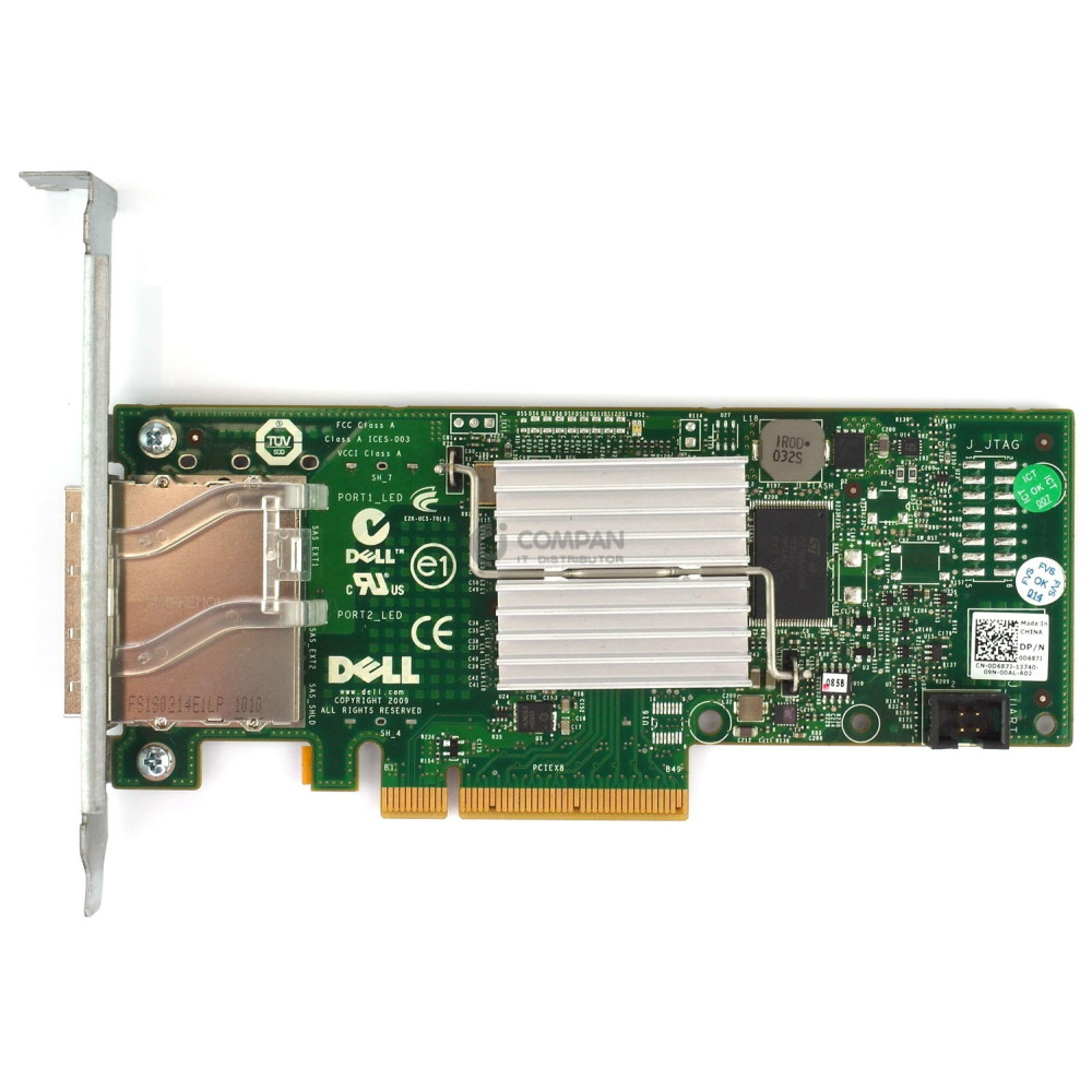D687J DELL PERC H200E 6G SAS DUAL EXPTERNAL PORT PCI-E HBA 0D687J