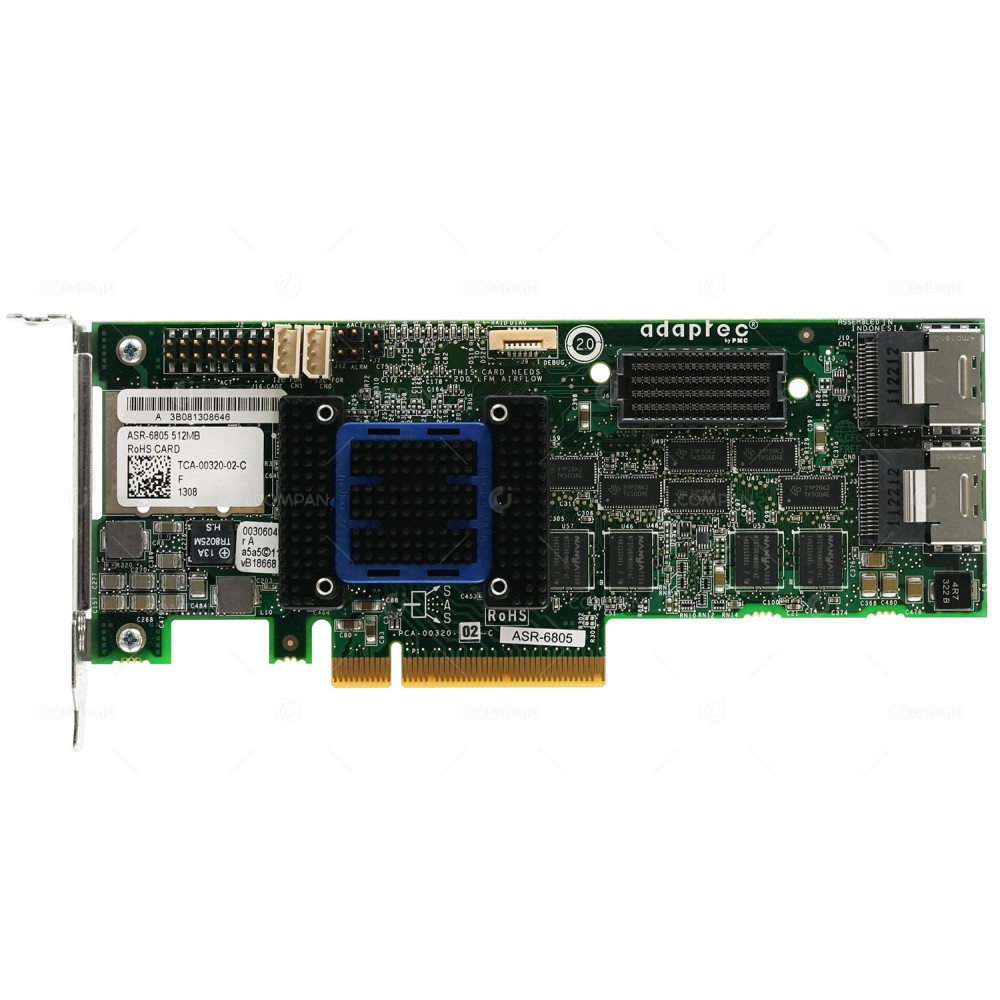 ASR-6805 LP ADAPTEC 6805 512MB 6G SATA SAS RAID CONTROLLER LOW PROFILE