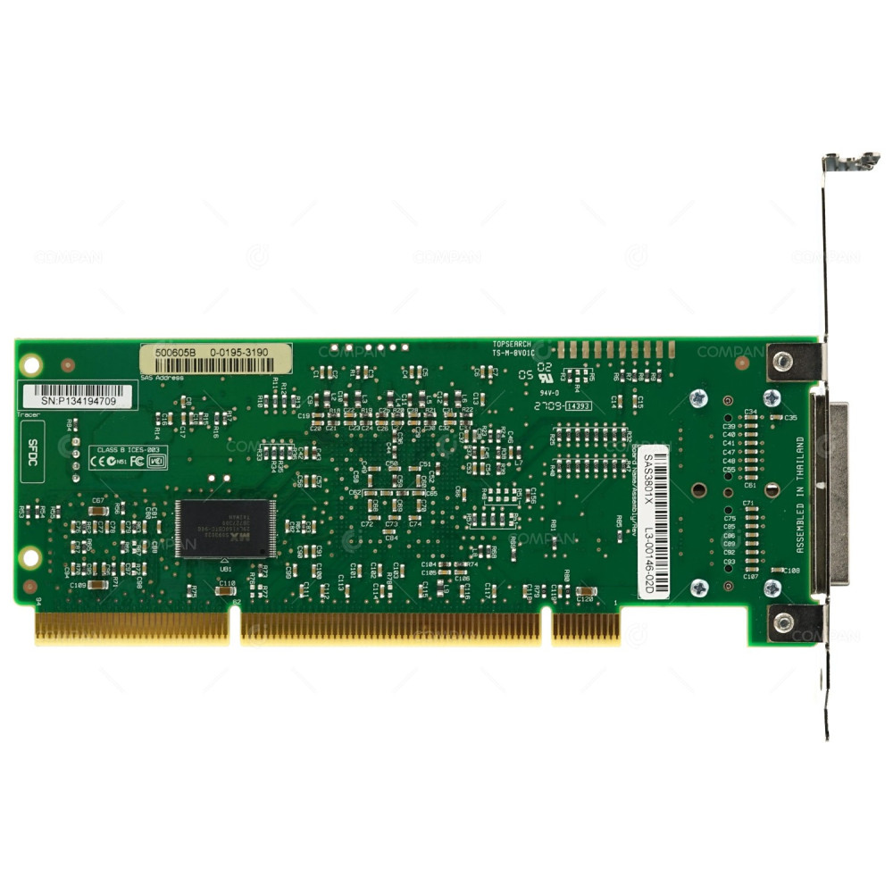 SAS3801X LSI PCI-X DUAL PORT 3G SAS CONTROLLER CARD