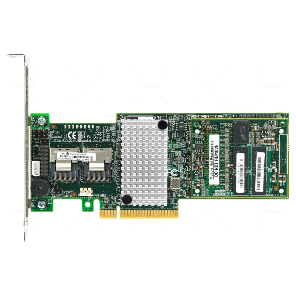 G24450-153 INTEL 6GB 8-PORT PCIE X8 SAS/SATA RAID CONTROLLER