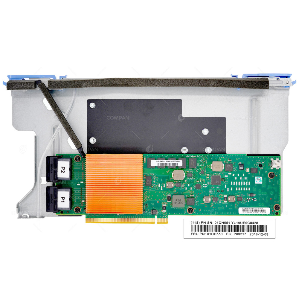 57D7-4 IBM SAS CONTROLLER 6GB PCIE3 X8 FOR S824 PSERIES POWER8 01DH550, 01DH551, P00217, 00FV554