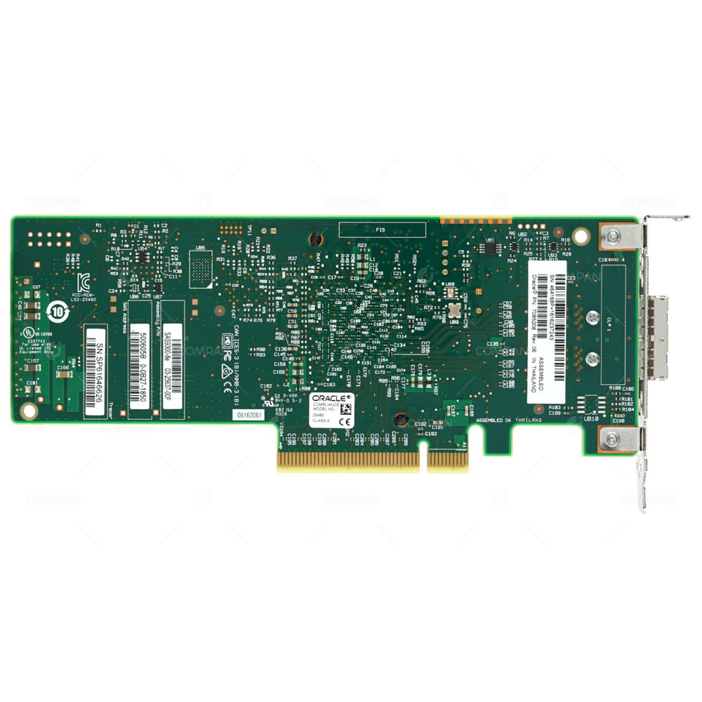 7085208 LP SUN ORACLE 9300-8E DUAL PORT 12G SAS PCI-E 3.0 X8 HB NO RAID ADAPTER LOW PROFILE SAS9300-8E, 03-25637-00F