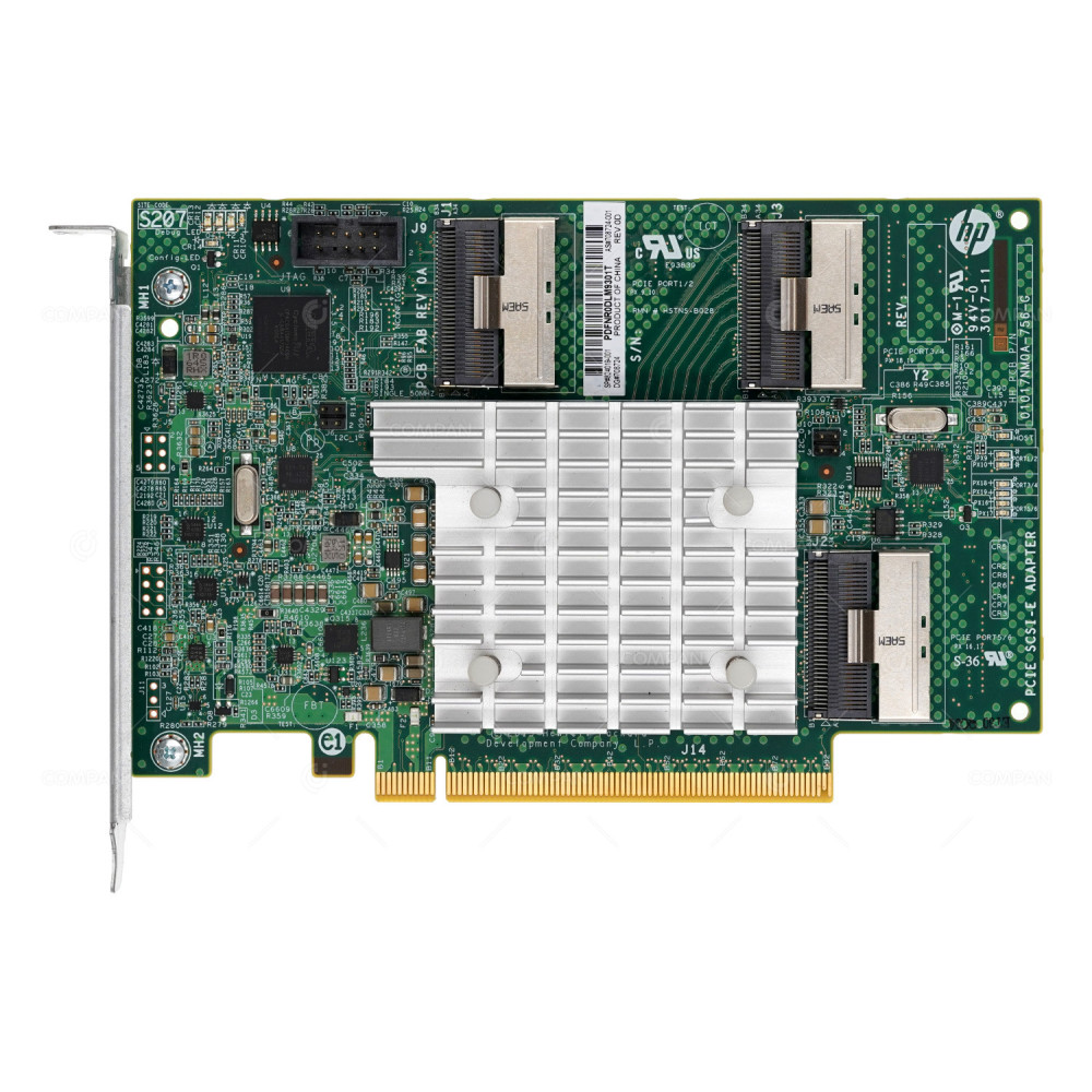 824019-001 HP NVME INTERFACE PCIE X16 GEN3 CONTROLLER FOR 6X NVME DRIVES 708724-001