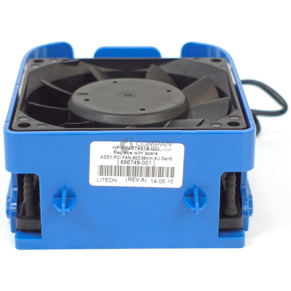 686749-001 HP FRONT SYSTEM PCI FAN DC12V 1.02A 4U FOR PROLIANT ML310E G8 V2