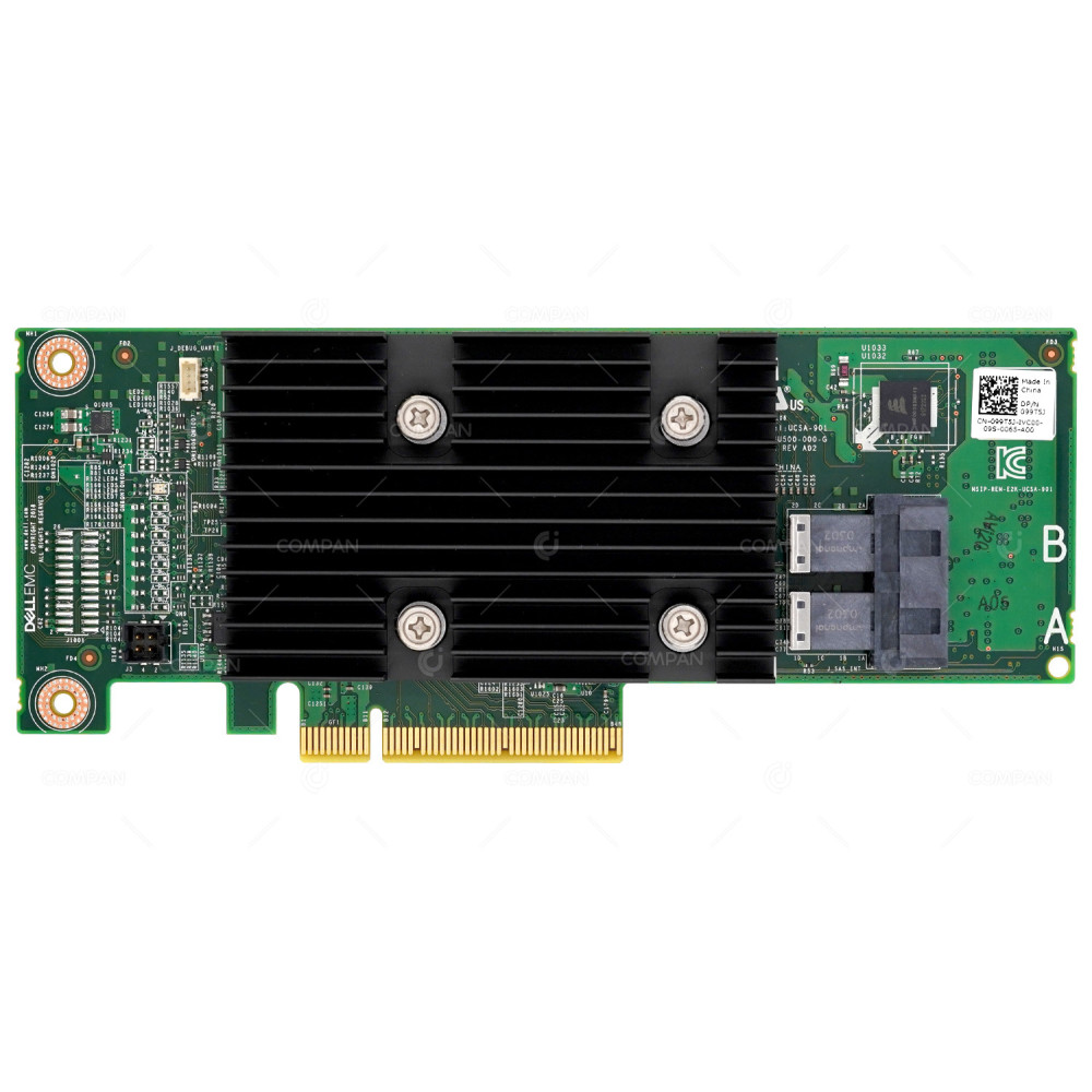 99T5J NP  DELL H330 DUAL PORT SFF-8643 12G SAS PCI-E RAID CONTROLLER NO PROFILE