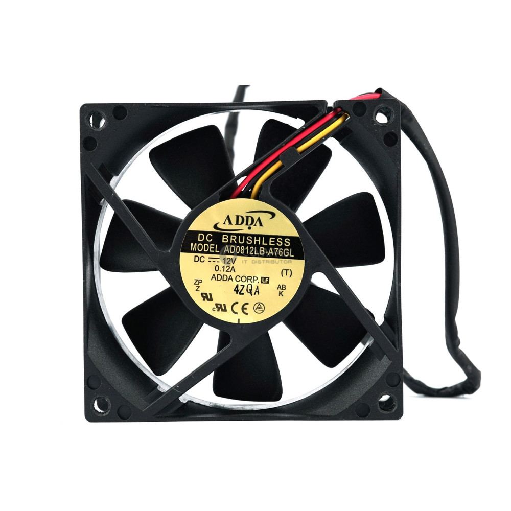 AD0812LB-A76GL ADDA FAN  DC12V 0.12A 80X80X25 MM