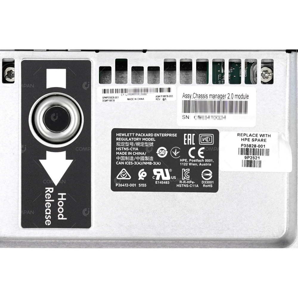 P35828-001  HP CHASSIS MANAGER 2.0 CONTROLLER MODULE FOR MOONSHOT 1500 2.0