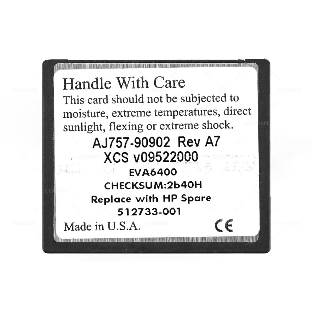 512733-001 HP 10 PORT FLASH CARD HSV400 FOR EVA6400