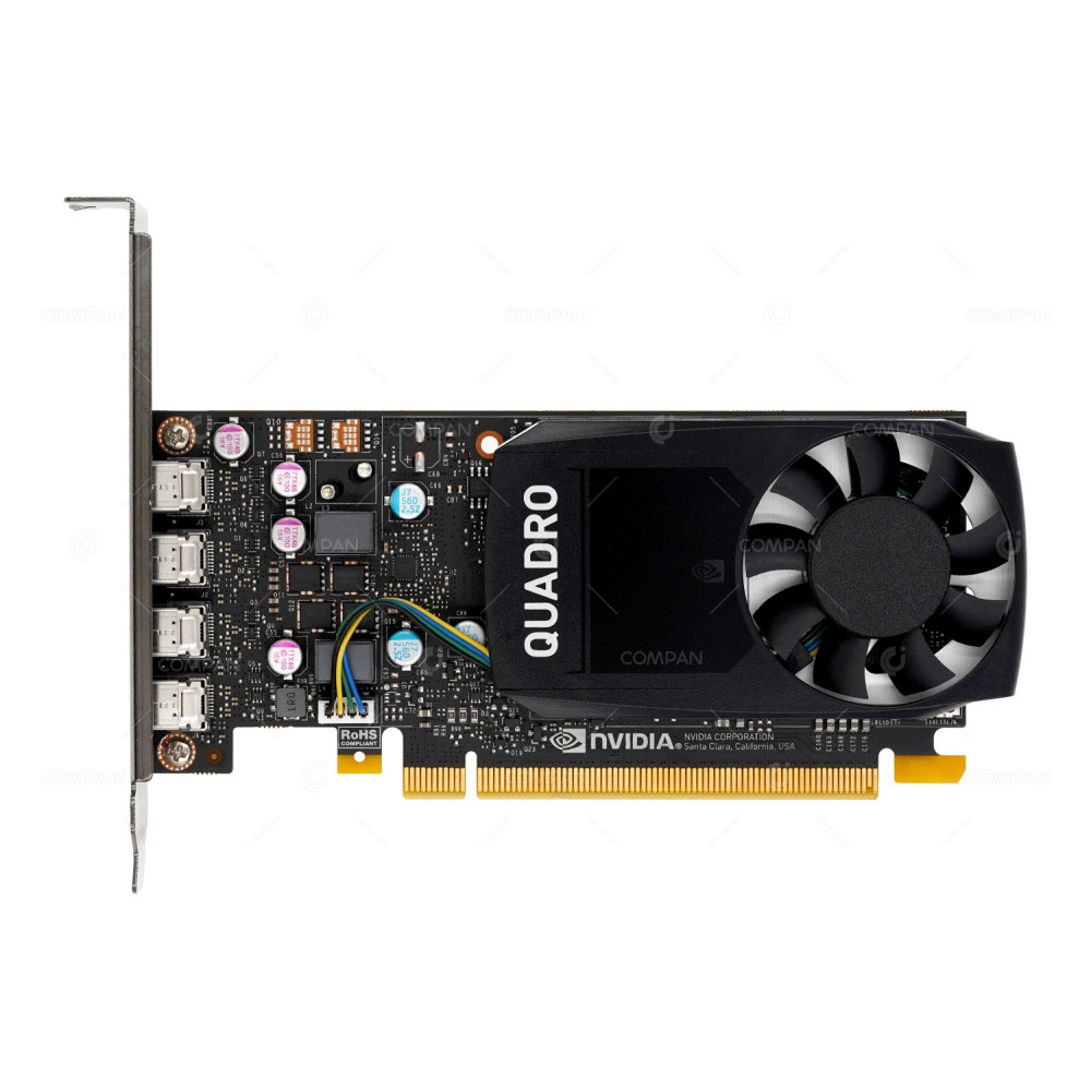 00FC961 IBM NVIDIA QUADRO P600 DVI 2GB GDDR5 GRAPHICS CARD 699-5G212-0501-110, 900-5G212-2720-000