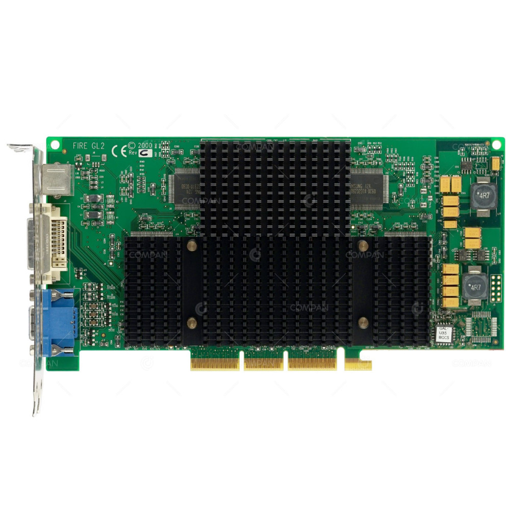 27VNJ DELL ATI FIRE GL2 64MB VRAM AGP VGA DVI GRAPHICS CARD FOR PRECISION 330 027VNJ, 28130066-003