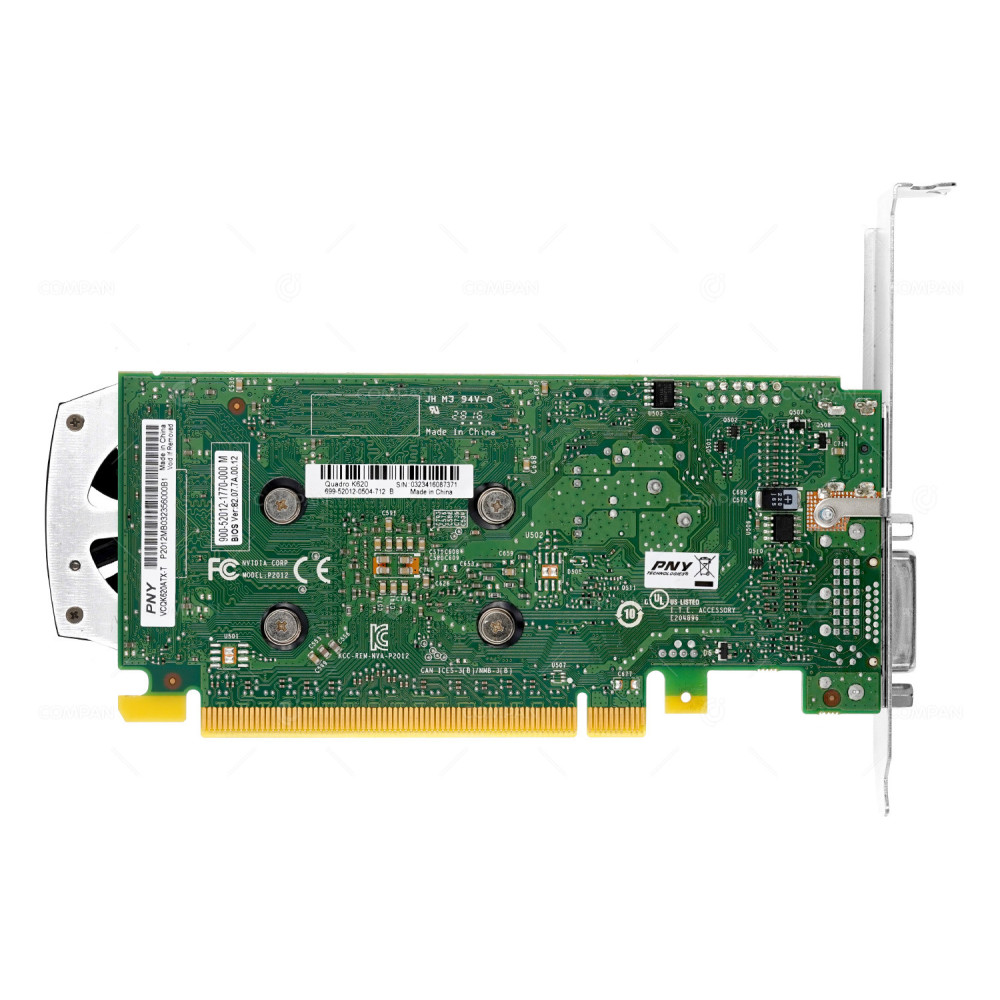 699-52012-0504-712 PNY NVIDIA QUADRO K620 2GB DDR3 DISPLAY PORT DVI GRAPHIC CARD VCQ/K620/ATX-T, 900-52012-1770-000