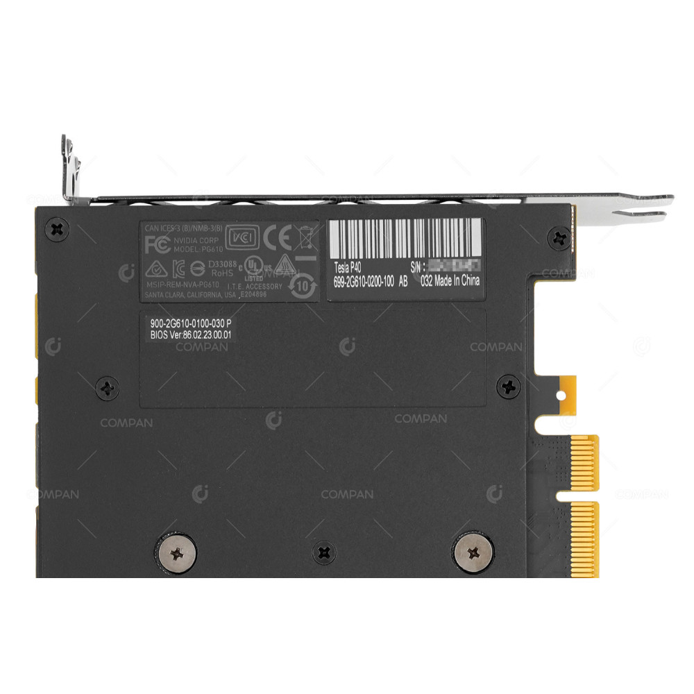 KM3C2  DELL NVIDIA TESLA P40 24GB GDDR5 PCIE 3.0 X16 GPU ACCELERATOR FOR R740