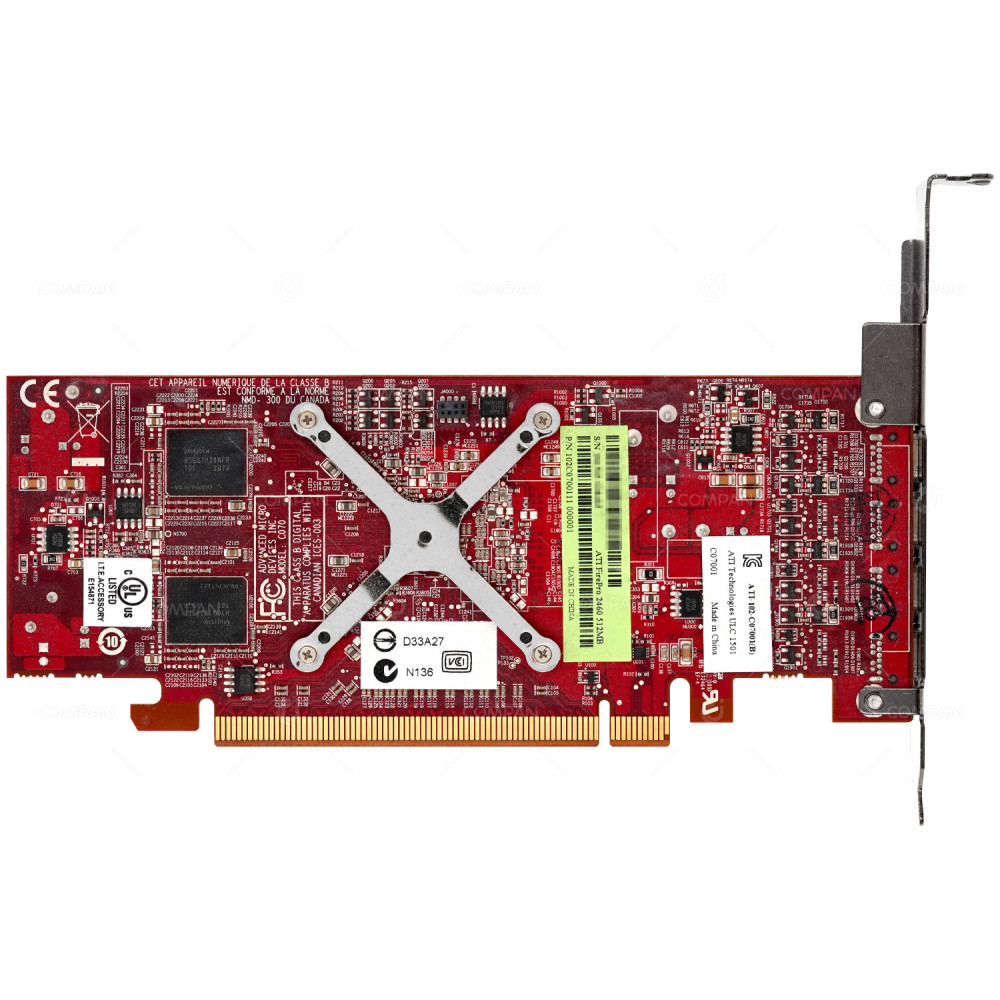 102C0700111  AMD ATI FIREPRO 2460 512MB DDR3 PCI-E 2.0 x16 4X MINI DISPLAYPORT