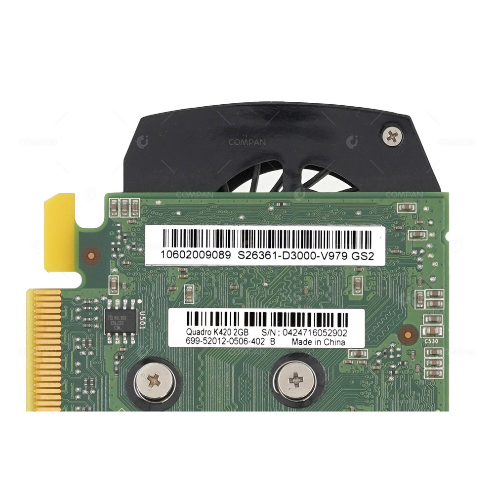 S26361-D3000-V979  FUJITSU NVIDIA QUADRO K420 2GB GDDR3 1 PORT DVI 1 DISPLAYPORT GRAPHICS CARD