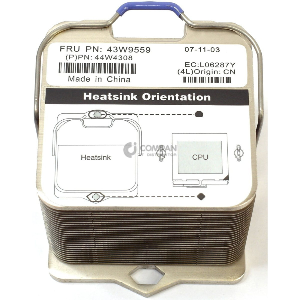 43W9559 IBM HEATSINK FOR SYSTEM X3850 M2 X3950 M2 44W4308