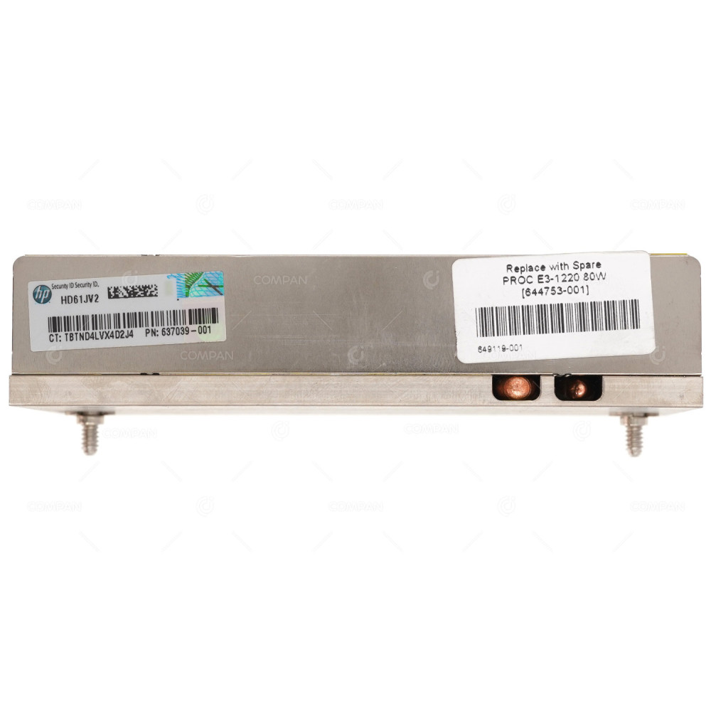 646404-001 HP PROLIANT HEATSINK FOR DL120 G7 641817-001