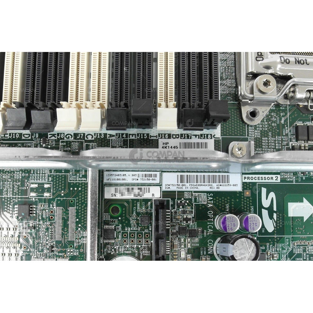 732150-001 HP DL360P G8 V2 SYSTEM BOARD LGA2011
