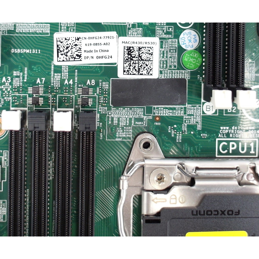 HFG24 DELL SYSTEM BOARD LGA 2011-3 FOR DELL POWEREDGE R430 R530 G2