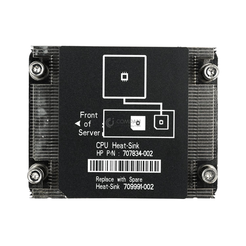 709991-002 HP HEATSINK CPU2 FOR SL230S GEN8 707834-002