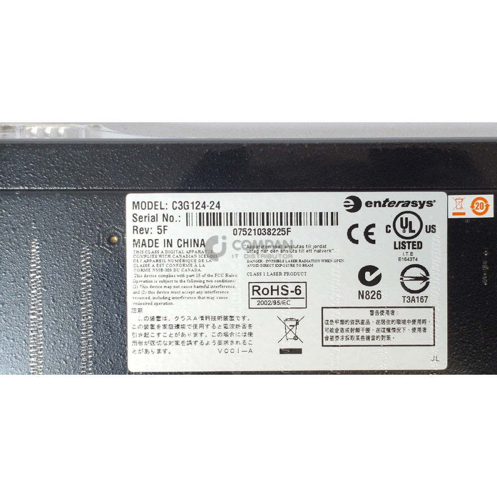 ENTERASYS MATRIX 24PORT C3 SERIES SWITCH