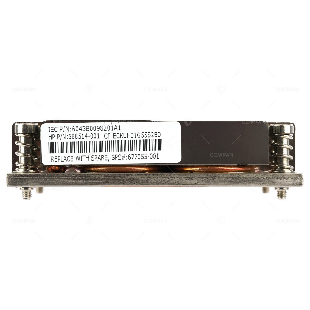 677055-001 HP HEATSINK CPU1 SCREW DOWN TYPE FOR HP PROLIANT DL160 G8