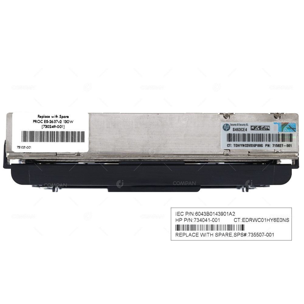 735507-001 HP HEATSINK SCREW DOWN TYPE FOR HP DL360P G8 734041-001