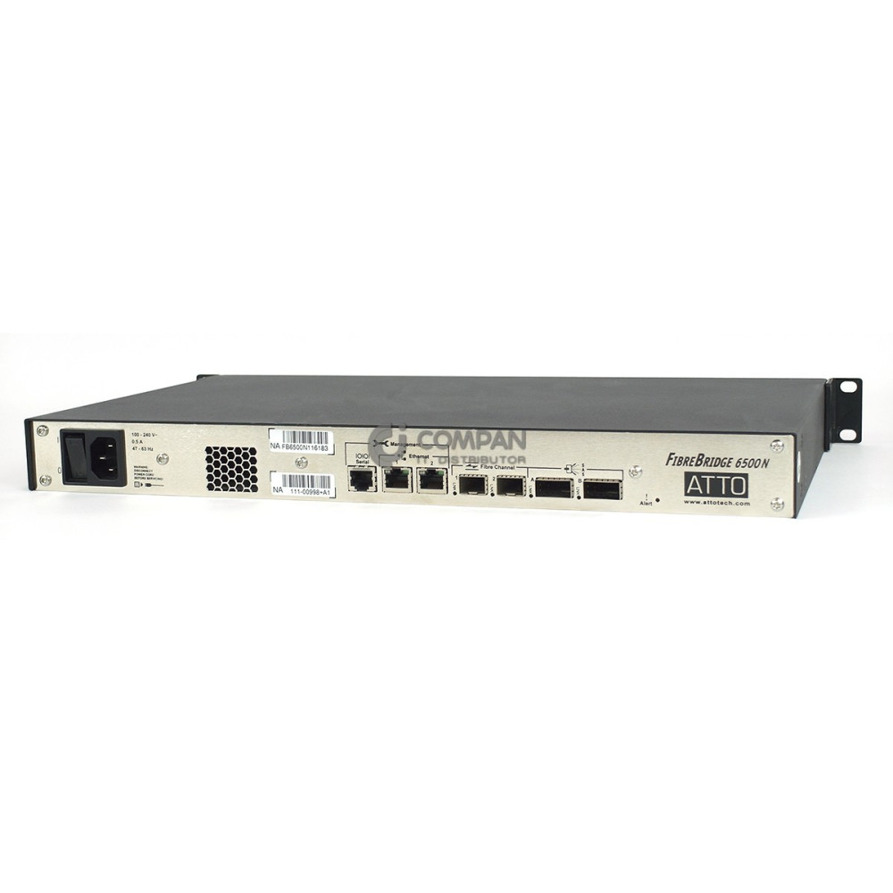 111-02666 NETAPP ATTO FIREBRIDGE BRIDGE 6500N FC-SAS 8GB FC TO 6GB SAS