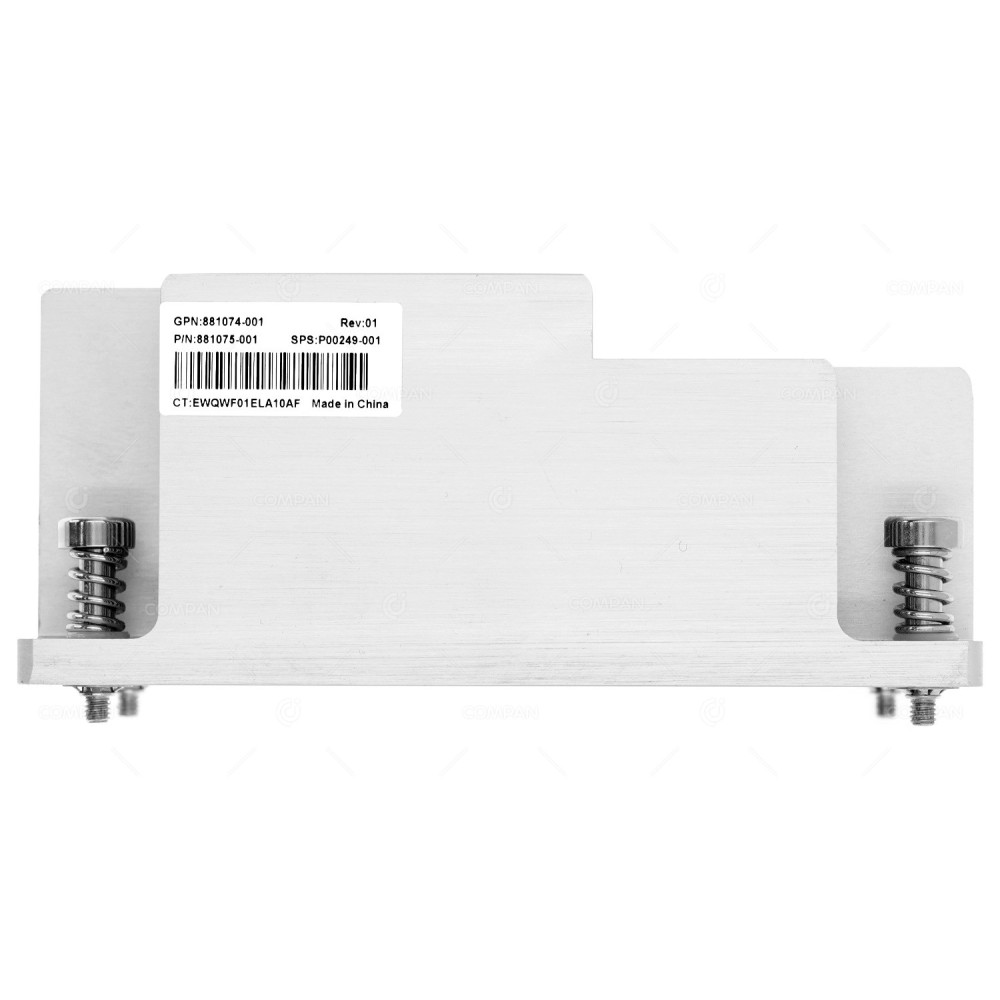 P00249-001 HP PROLIANT STANDARD HEATSINK UP TO 180W FOR DL385 G10 881074-001, 881075-001