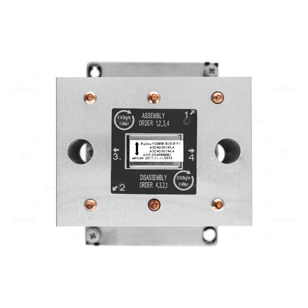 V26898-B1018-V1 FUJITSU TX2540 M4 TX2550 M4 M5 HEATSINK A3C40195193, A3C40195194