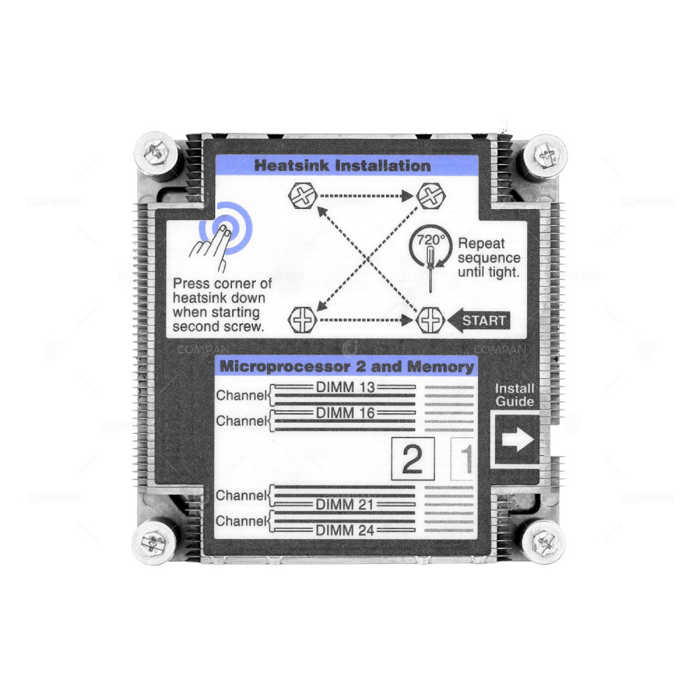 00AE666  IBM CPU 2 HEATSINK FOR IBM FLEX SYSTEM X240 M5